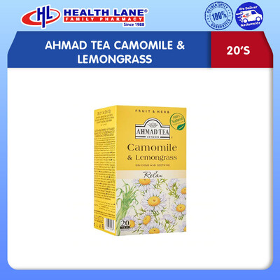 AHMAD TEA CAMOMILE & LEMONGRASS (20'S)